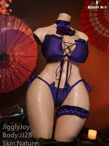 T1027-96cm-44lbs Ultra Soft Silicone Realistic Sex Doll Torso with Head Doris｜Jigglyjoy