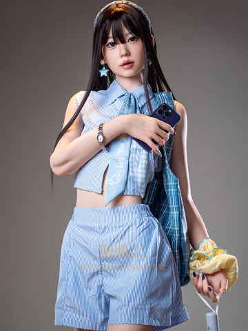 F778-161cm(5ft3)-29kg A Cup Kurumi Flat Chested Silicone Sex Doll| Irontech Oriental