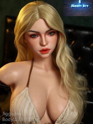 T1032-101cm-27kg Jennifer F Cup Full Size Super Soft Silicone Torso Sex Doll with ROS Head｜Jigglyjoy