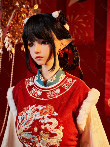 F5939-163Mcm(5.4ft)-37kg 2.2cf E Cup Silicone Chinese Sex Dol Roleplay Love Doll｜Bezlya Doll