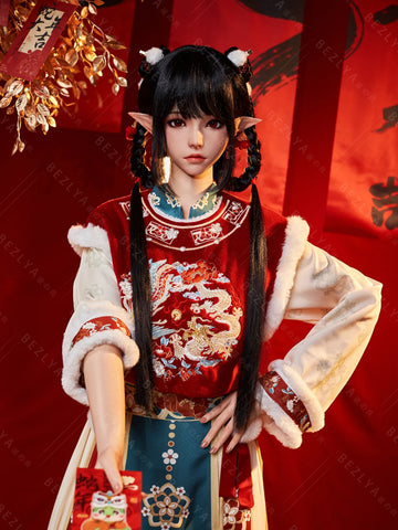 F5939-163Mcm(5.4ft)-37kg 2.2cf E Cup Silicone Chinese Sex Dol Roleplay Love Doll｜Bezlya Doll