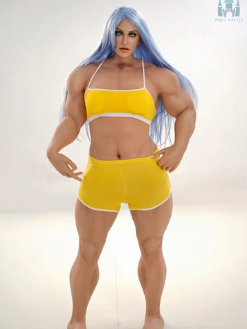 F9115-160cm/5ft3-45kg B Cup ROS Silicone Sexual Male Best Sex Doll Futanari ｜Doll Castle