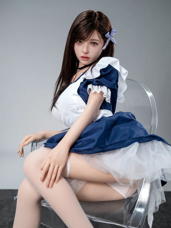 F744—157cm/5ft2-34kg D Cup Silicone Asian Realistic Sex Doll with ROS Head | TOP-CYDOLL