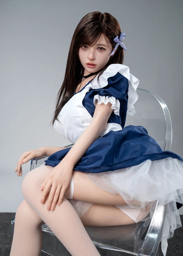 F744—157cm/5ft2-34kg D Cup Silicone Asian Realistic Sex Doll with ROS Head | TOP-CYDOLL