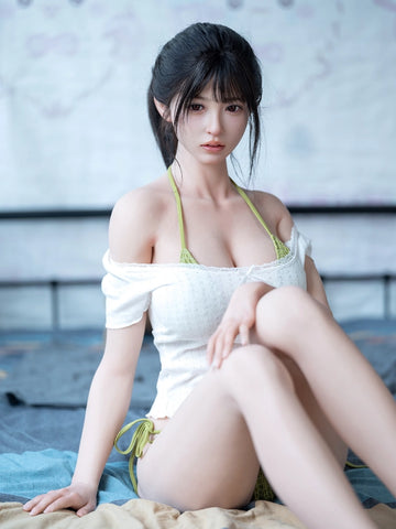 F743—168cm/5ft5-35kg F Cup Life Sized Silicone Sex Doll ROS Head | TOP-CYDOLL