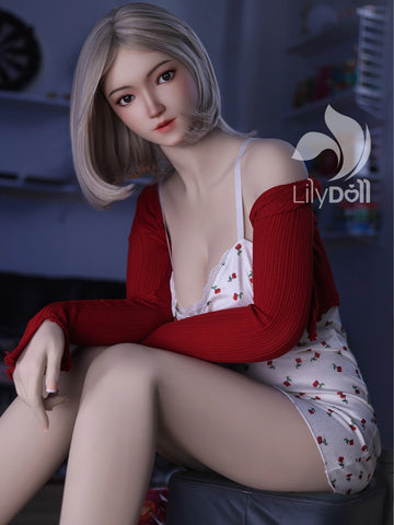 F7548—168cm/5ft5-41kg F Cup TPE Body + Silicone Head Japanese Young Sex Doll 【IN STOCK USA】| LilyDoll