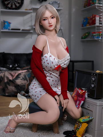 F7548—168cm/5ft5-41kg F Cup TPE Body + Silicone Head Japanese Young Sex Doll 【IN STOCK USA】| LilyDoll