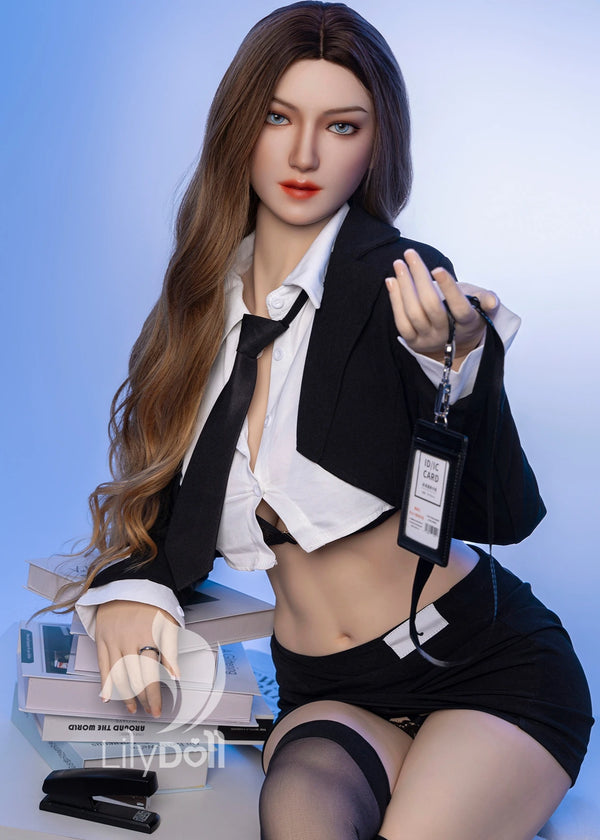 F7549—168cm/5ft5-41kg F Cup TPE Body + Silicone Head Sex Doll 【IN STOCK USA】| LilyDoll