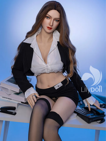 F7549—168cm/5ft5-41kg F Cup TPE Body + Silicone Head Sex Doll 【IN STOCK USA】| LilyDoll