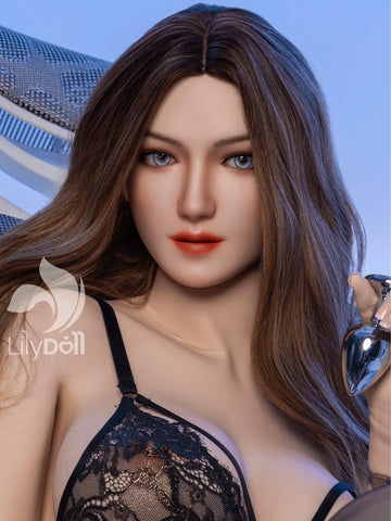 F7549—168cm/5ft5-41kg F Cup TPE Body + Silicone Head Sex Doll 【IN STOCK USA】| LilyDoll
