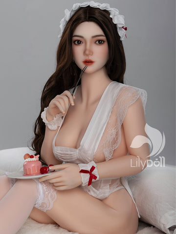 F1725—165cm/5フィート4 カルメン Fカップ シリコン可動ジョーズ セックスドール|Zelex Doll 