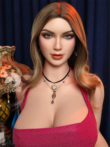 F7553—157cm/5ft2-54kg K Cup TPE Body + Silicone Head BBW Chubby Sex Doll 【IN STOCK USA】| LilyDoll