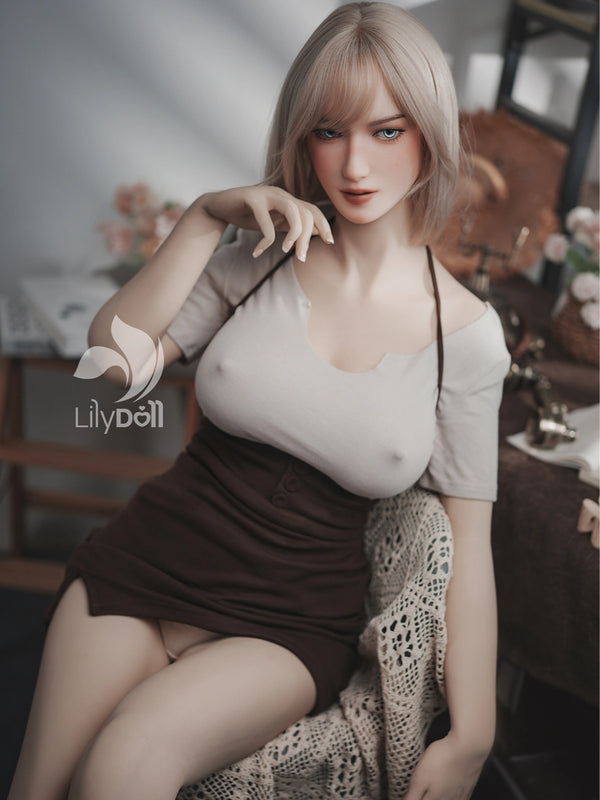 F7569—168cm/5ft5-41kg F Cup TPE Body + Silicone Head Sex Doll【IN STOCK USA】 | LilyDoll