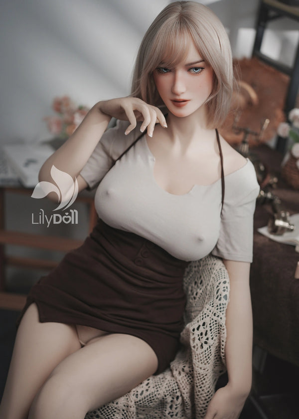F7569—168cm/5ft5-41kg F Cup TPE Body + Silicone Head Sex Doll【IN STOCK USA】 | LilyDoll