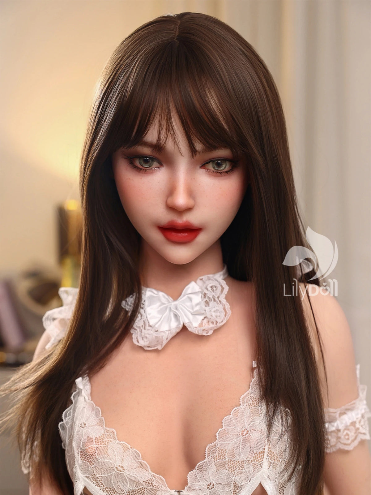 F6206—159cm/5ft2-40kg B Cup Asian Sex Doll TPE Body + Silicone Head - LilyDoll