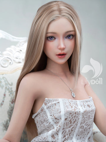F6239—159cm/5ft2-40kg B Cup Asian Sex Doll TPE Body Silicone Head - LilyDoll