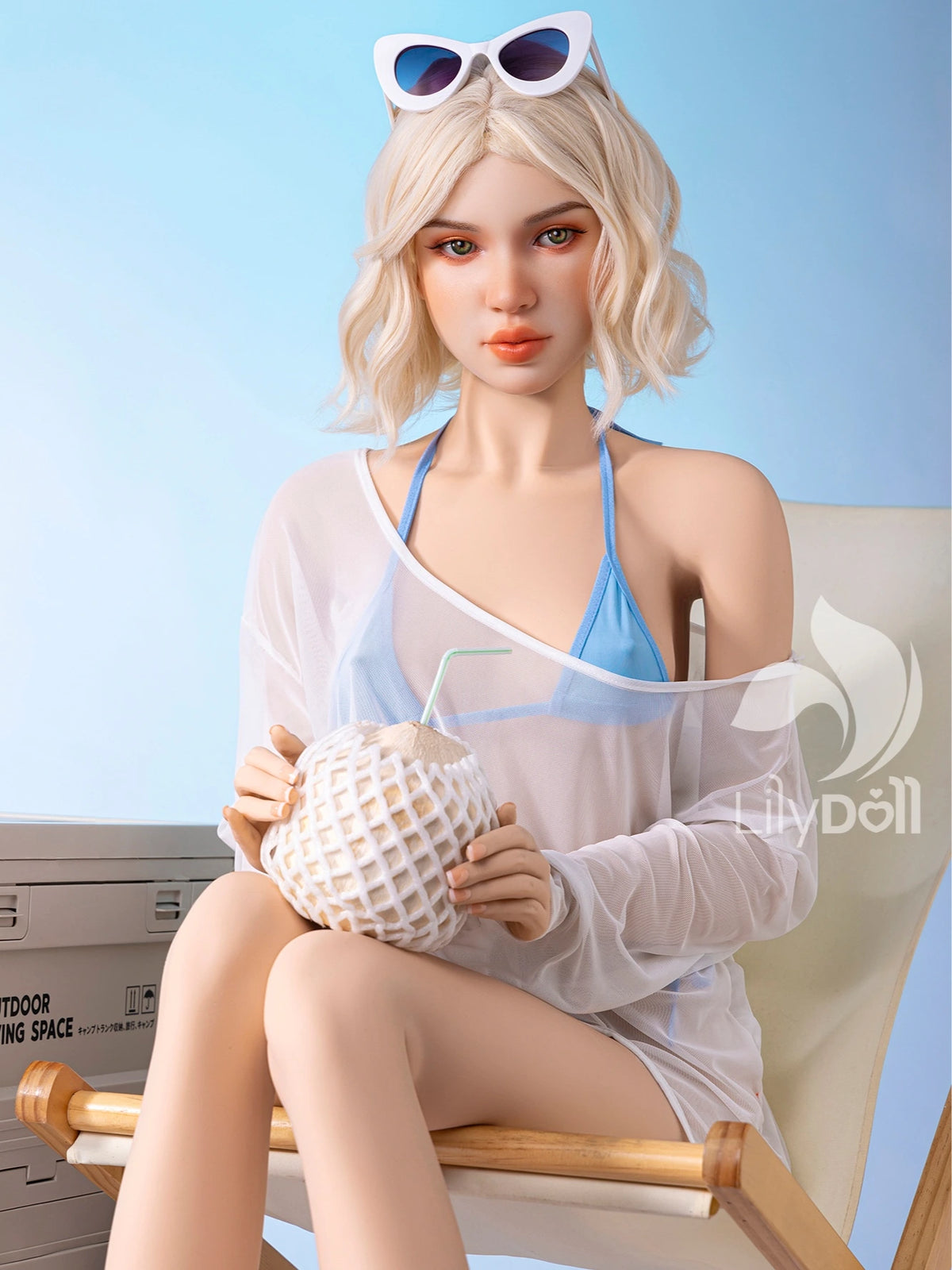 F7570—166cm/5ft5-34kg C Cup TPE Body Silicone Head Sex Doll | LilyDoll