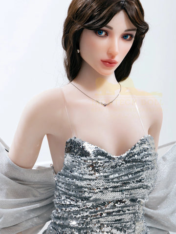 F2354-162cm(5.3ft) A Cup Celebrity Silicone Head TPE Sex Doll｜Irontech Doll