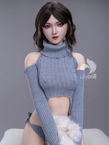 F7573—159cm/5ft2-40kg B Cup TPE Body + Silicone Head Asian Sex Doll | LilyDoll