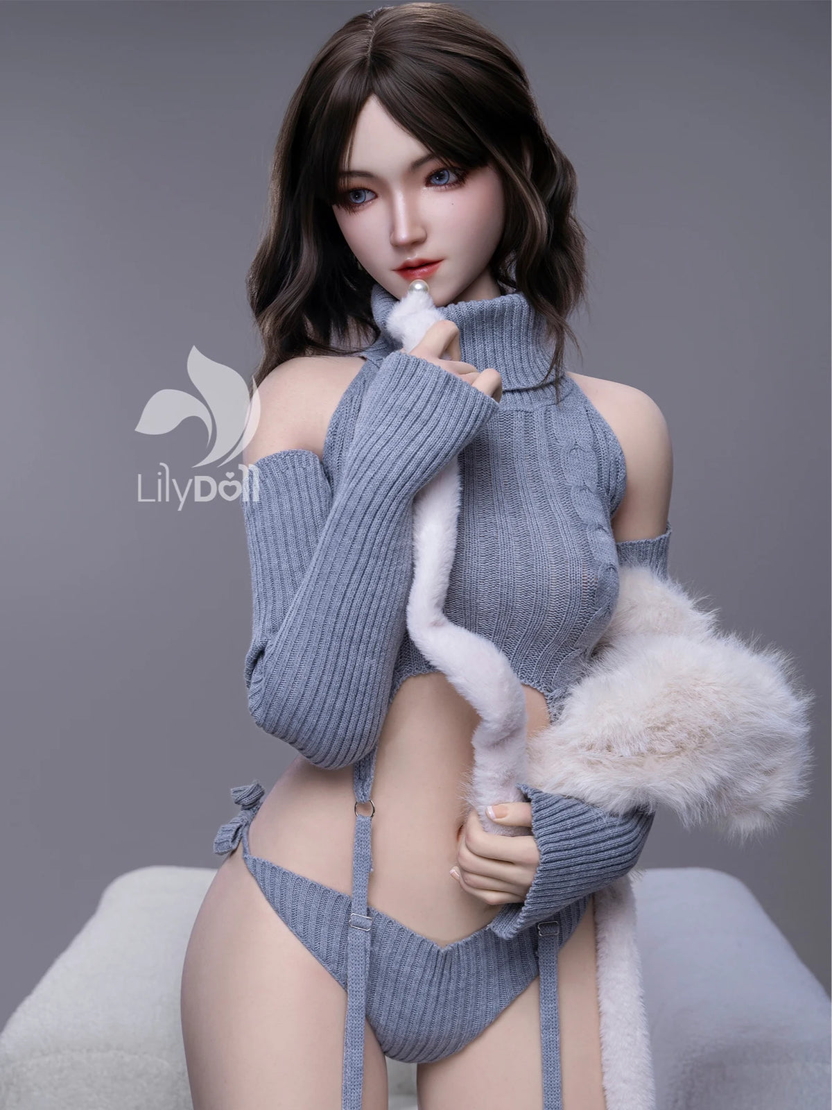 F7573—159cm/5ft2-40kg B Cup TPE Body + Silicone Head Asian Sex Doll | LilyDoll