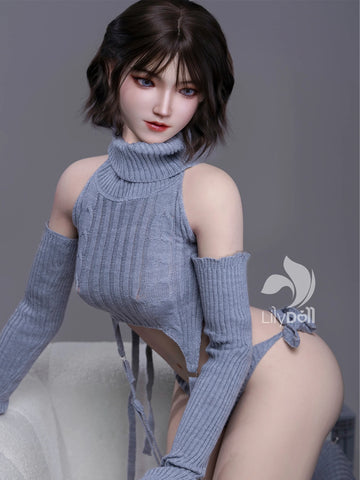 F7573—159cm/5ft2-40kg B Cup TPE Body + Silicone Head Asian Sex Doll | LilyDoll