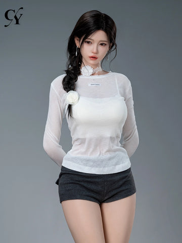 F8588—176cm/5.77ft-41kg E Cup Silicone Eastern Full Sex Doll | TOP-CYDOLL