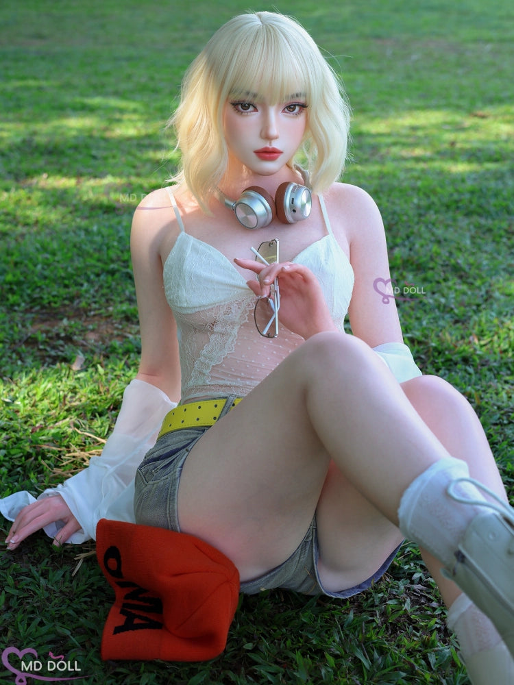 F746-166cm/5ft5 38kg D Cup Life Size Young Girl Silicone Sex Doll | MD Doll