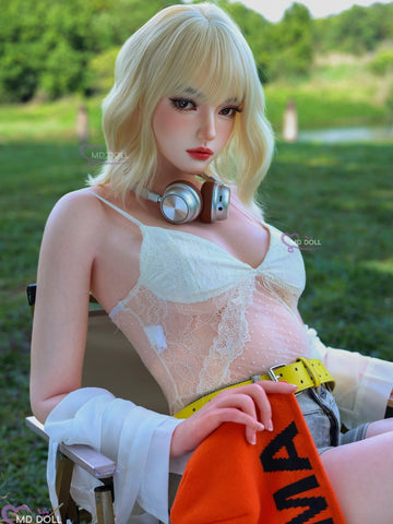 F746-166cm/5ft5 38kg D Cup Life Size Young Girl Silicone Sex Doll | MD Doll