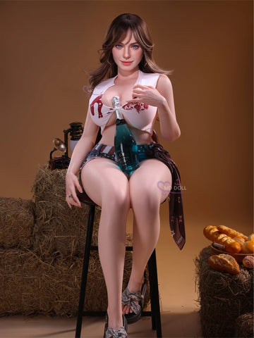 F5336-162cm/5ft3-34kg H Cup Huge Breast Silicone Plump Body Asian ROS Sex Doll | MD Doll