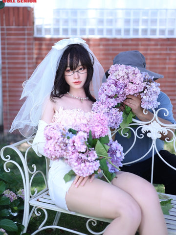 F7657- 165cm(5ft4)-35kg B Cup Silicone ROS Flat Chest Asian Sex Doll丨Doll senior