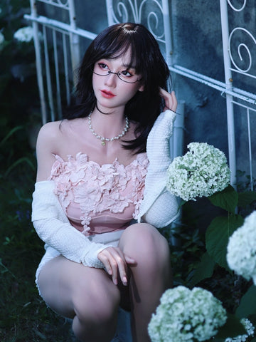 F7657- 165cm(5ft4)-35kg B Cup Silicone ROS Flat Chest Asian Sex Doll丨Doll senior