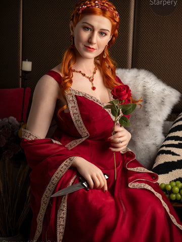 F2360-165cm/5ft5 G Cup Lucretia Realistic Silicone Sex Doll | Starpery Doll