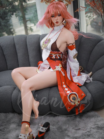 F2513-164cm(5.4ft)/36kg E Cup Miko Yatsura ROS Silicone Sex Doll【In Stock USA 】｜Nianta Doll