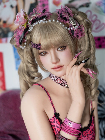 F6282—162cm/5.3ft-38kg E Cup Realistic Japanese Sex Doll with Blond Hair - TOP-CYDOLL