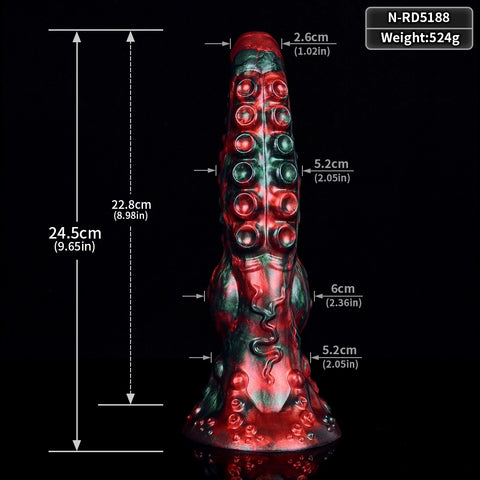 D402(1.2 LBS丨9.65'') Fantasy Dog Dildo Silicone Knot Dildo Cheap Sex Toy