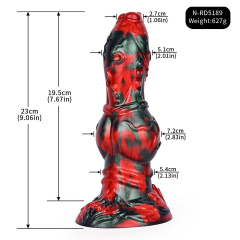 T232 (19.8lb丨21.6'') フェムボーイ巨乳&amp;超ロングディルドバイセクシャルトルソー