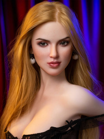 F8254—168cm(5.5ft)-34kg Silicone Full Size Sex Doll with Blond Hair｜AZM Doll