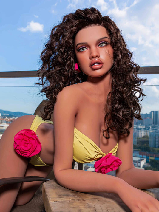 F4547—161cm(5ft3)-34kg アニカ.GEカップ シリコンフィット リアルミディアムバット リアルドール ヌード｜SEドール