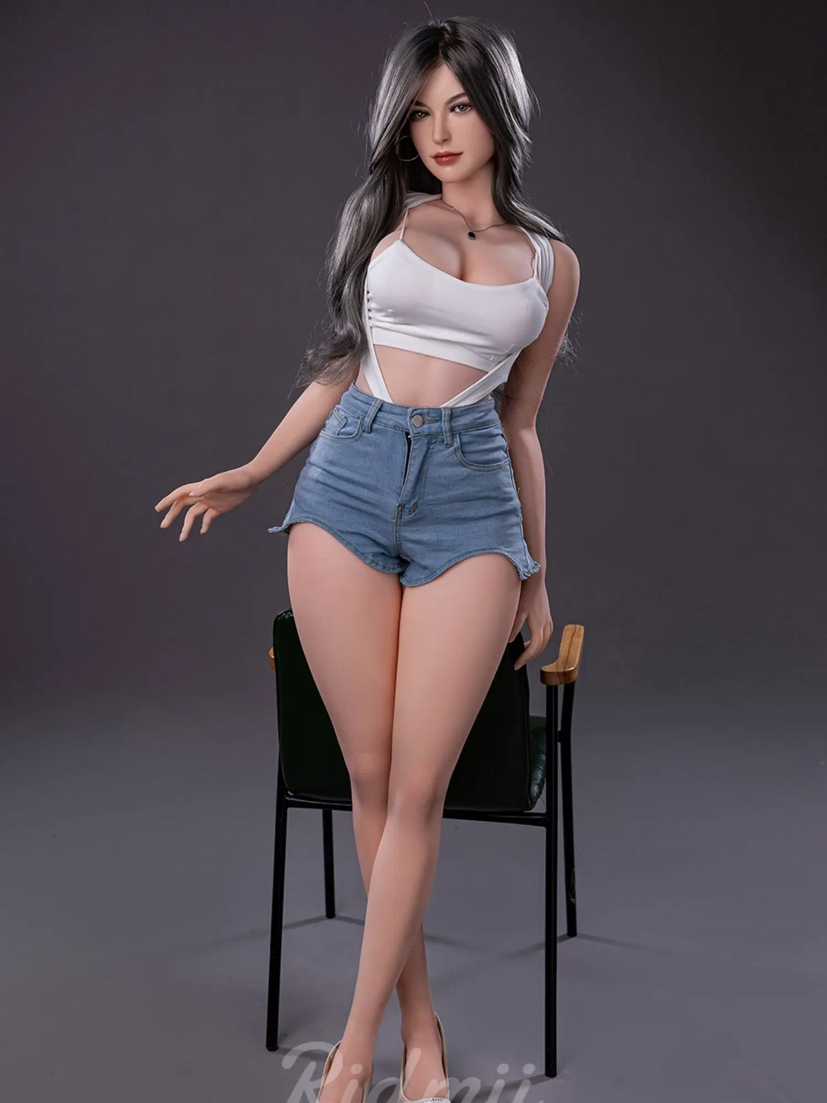 F8506-163cm/36kg  Silicone Head TPE Body Full Size Adult Sex Doll Karyn | Ridmii