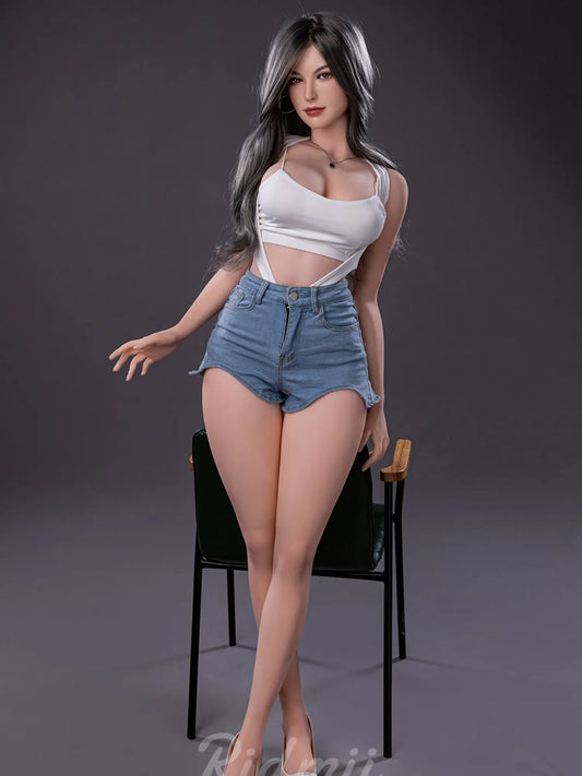 F8506-163cm/36kg  Silicone Head TPE Body Full Size Adult Sex Doll Karyn | Ridmii