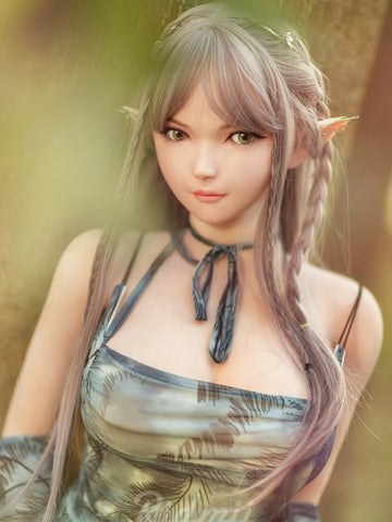 F8509-163cm/36kg D Cup Silicone Head TPE Body Full Size Adult Sex Doll Aggie | Ridmii