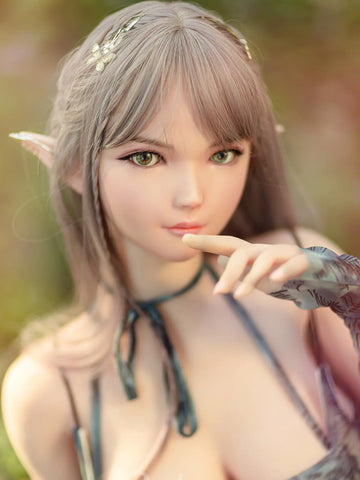 F8509-163cm/36kg D Cup Silicone Head TPE Body Full Size Adult Sex Doll Aggie | Ridmii