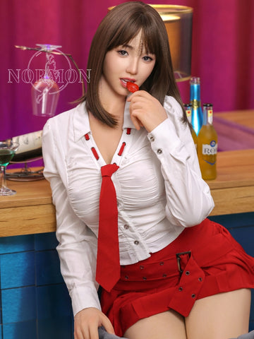 F7504-166cm C Cup Wiki Natural Silicone Sex Doll｜Normon doll