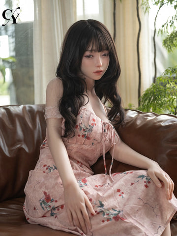 F5831—157cm/5ft2-34kg D Cup Noa Silicone Asian Realistic with ROS Head Sex Doll  | TOP-CYDOLL