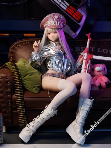 F8649—150cm/4ft9-29kg A Cup Silicone Female Anime Sex Doll Tsumugi | Kiradols