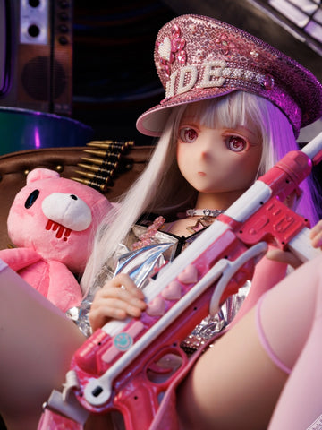 F8649—150cm/4ft9-29kg A Cup Silicone Female Anime Sex Doll Tsumugi | Kiradols