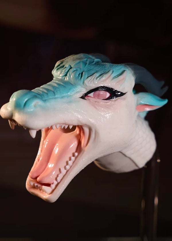 P382-2.4LB-Dragon Head Silicone Hentai sex doll torso toy male masturbator | MRL