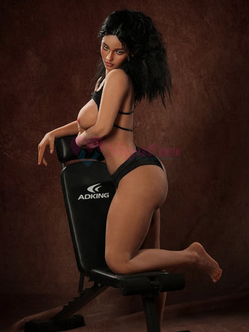 F2433-159cm(5.2ft)-39kg D Cup Life-Size Silicone Head Ebony BBW Sex Doll【IN STOCK US】｜Sigafun Doll