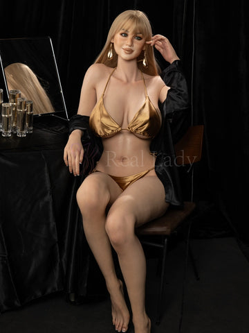 F4497-162cm（5.4ft）-39kg H Cup Life-Size Silicone Sex Doll｜Real Lady