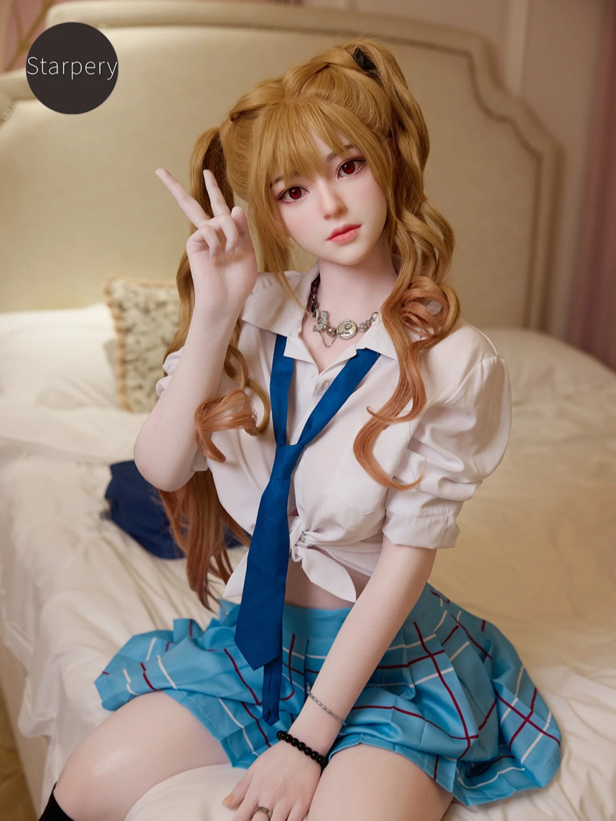 F9120-163cm/5ft3-32.6kg C Cup Asuka  Asian Silicone Anime Japanese Sex Doll | Starpery Doll